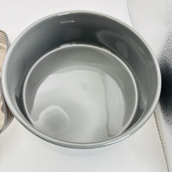 Pampered Chef 8” Quick Cooker Ceramic Pot #100043 with Silicone Lid New In Box - Picture 11 of 16